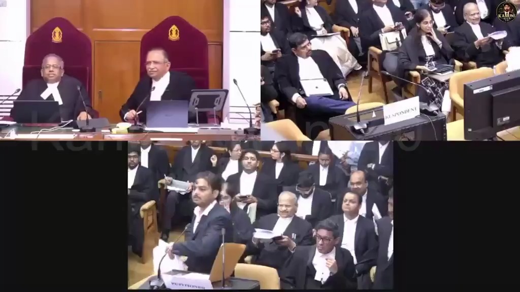 Petitioner sparks courtroom chaos by throwing papers at Supreme Court judges. (1)